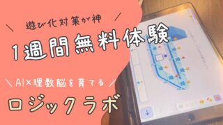 【小1】ロジックラボ無料体験レビュー｜遊び化対策が神。親の設定×AIでわが子に最適化